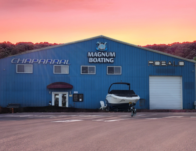 Beautiful Day At Magnum Boating Inc. Magnum Boating Inc. is a Robalo boat dealership located in Moneta, VA