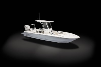 Robalo R266 Cayman Front Starboard View