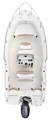 Overhead view of the  Robalo R180 