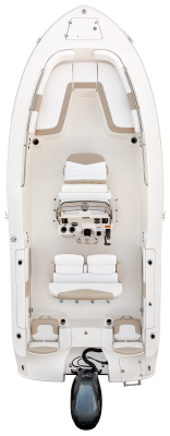 Overhead view of the  Robalo R200 