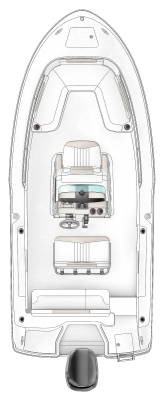 Overhead view of the  Robalo 202 Explorer  