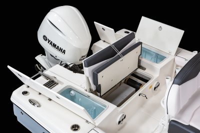 246 Cayman SD - Transom Storage