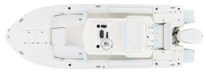 Overhead view of the  Robalo 246 Cayman SD 