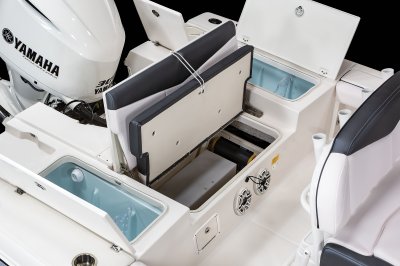 246 Cayman SD - Transom Storage