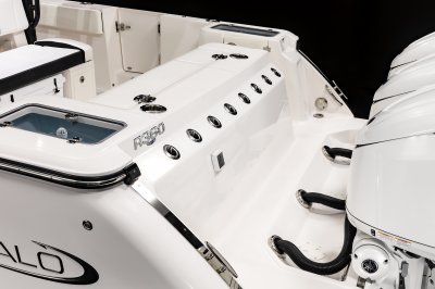 2027 R360 Transom Rod Holders