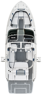 Overhead view of the  Robalo 26 SURF  