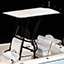 T-Top Black Powder Coated Aluminum with 4 Rod Holders