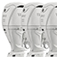 Triple Yamaha 4.2L V6 White Four Stroke 300HP with Digital Electric Steering